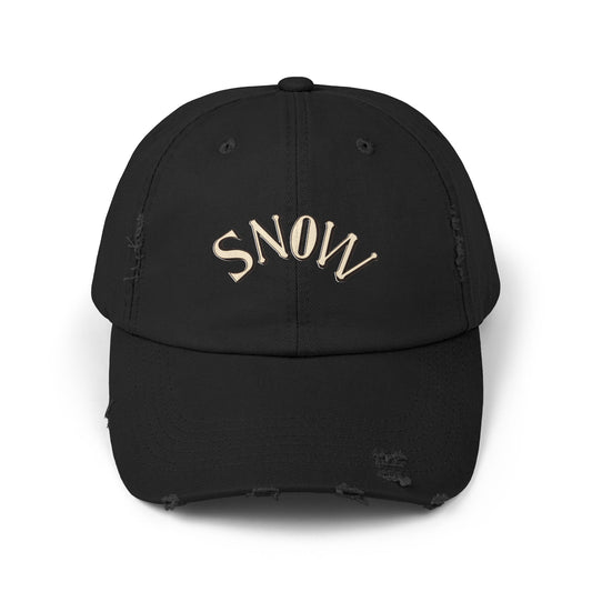 "SNOW" DISTRESSED CAP