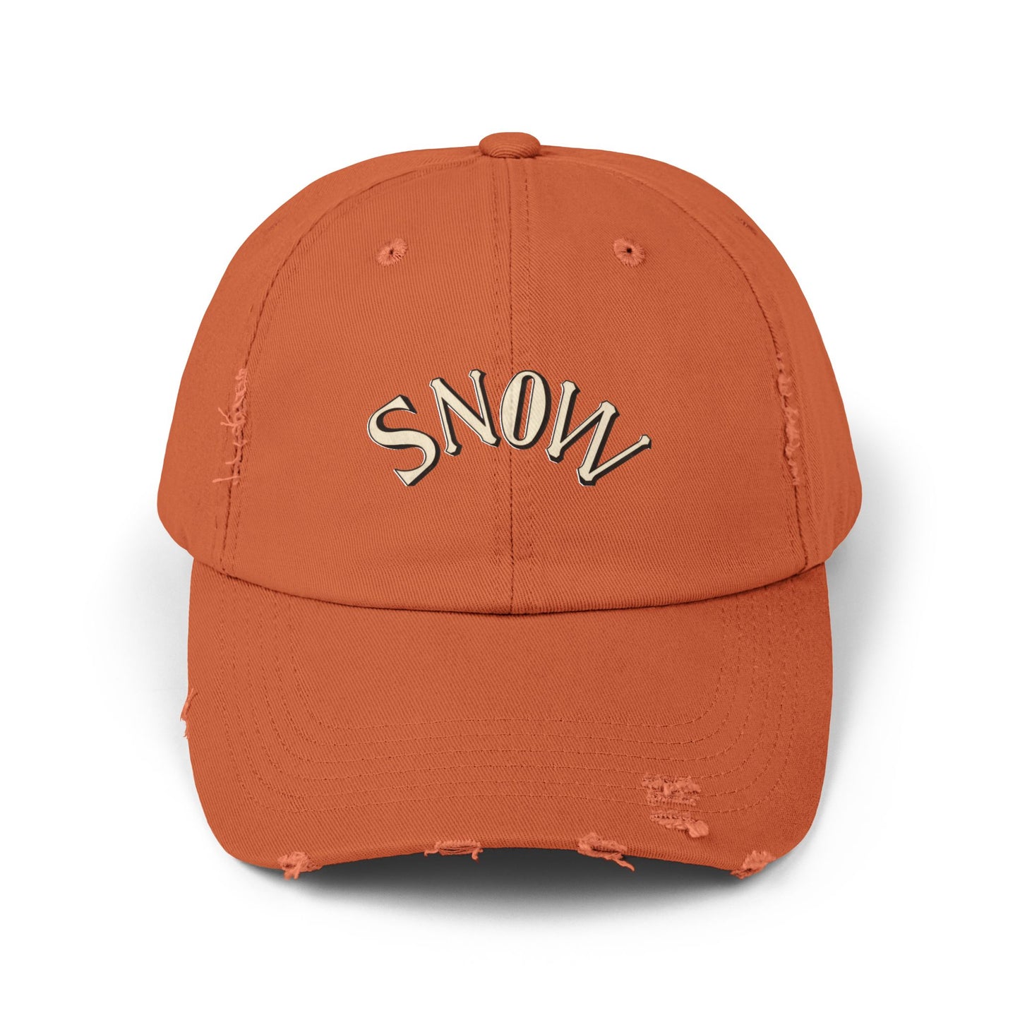 "SNOW" DISTRESSED CAP