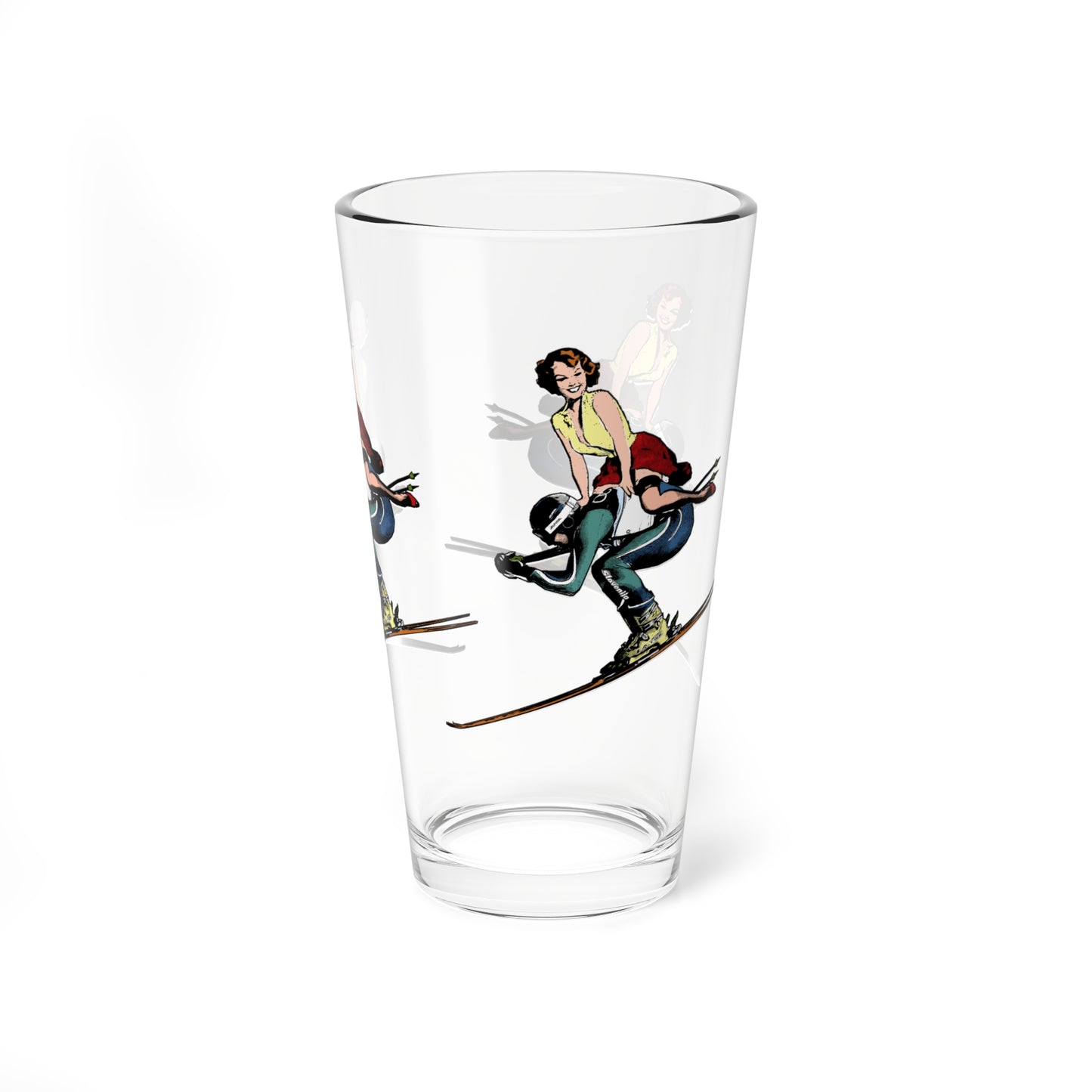 ALL DOWNHILL GLASS